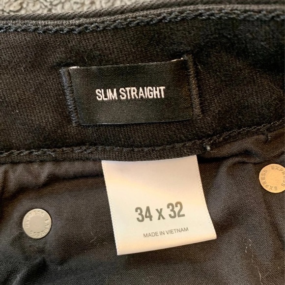 NWOT Express Mens Slim Straight Jeans - Picture 3 of 3